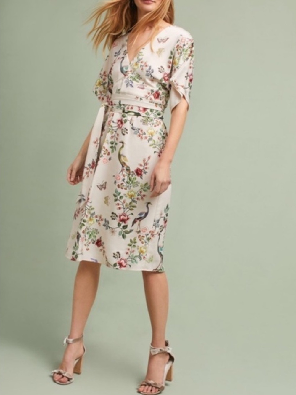 Anthropologie dRA Avian Kimono Midi Dress 2